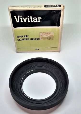 VIVITAR SUPER WIDE COLLAPSIBLE LENS HOOD 62 mm