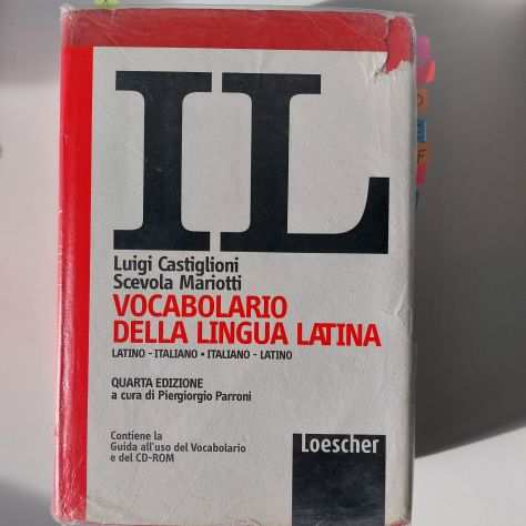 Vocabolario latino IL Castiglioni Mariotti
