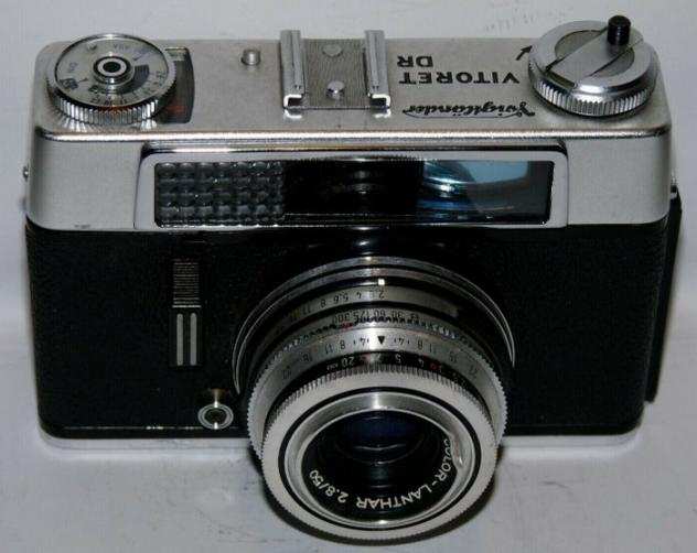 Voigtlaumlnder DR MACCHINA FOTOGRAFICA ANALOGICA 35mm con Lanthar 50mm f2.8 Fotocamera analogica