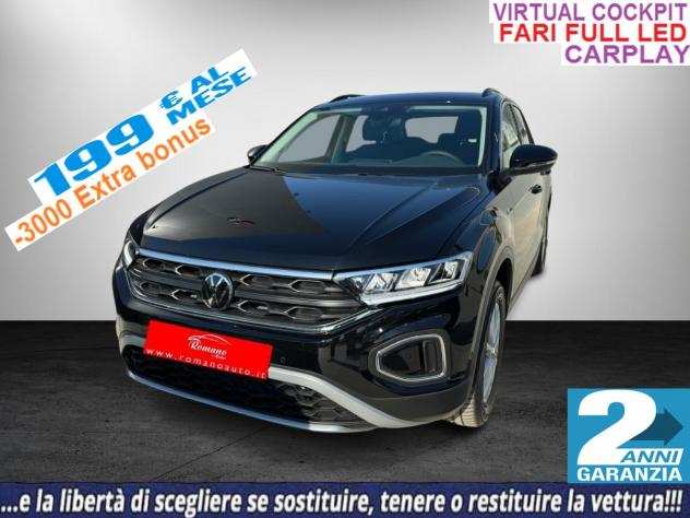 VOLKSWAGEN - T-Roc - 1.5 TSI ACT LifeVIRTUAL COCKPITFARI FULL LED