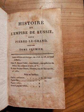 Voltaire - Histoire de lEmpire de Russie sous Pierre-le-Grand, par Voltaire - 1803