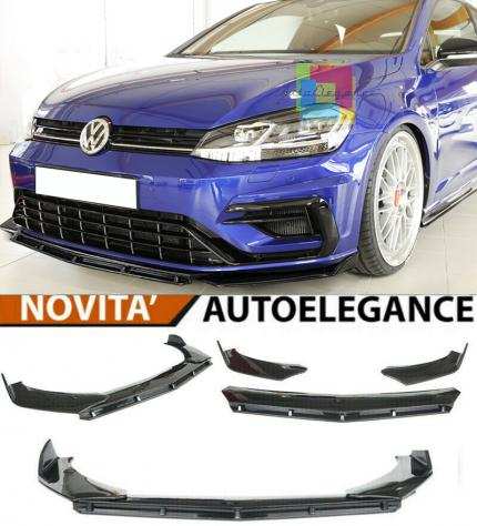 VW GOLF 7.5 2016-2019 SPOILER SOTTO PARAURTI ANTERIORE LOOK SPORTIVO RS ABS SPLITTER