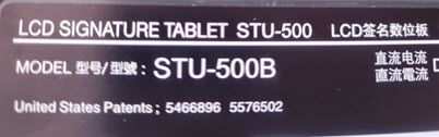 Wacom lcd signature tablet stu-500