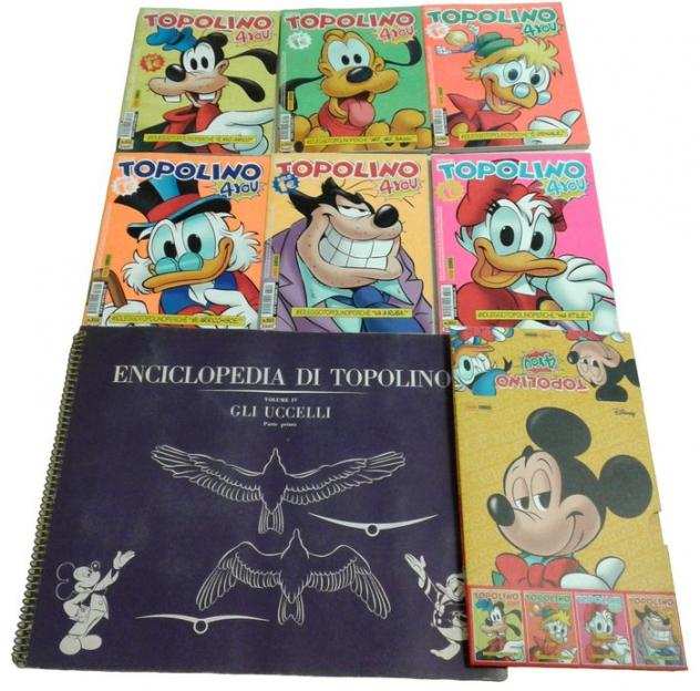 Walt Disney Topolino libretto - Gadget 6 x 4you completi del contenitore  album completo 160 figurine