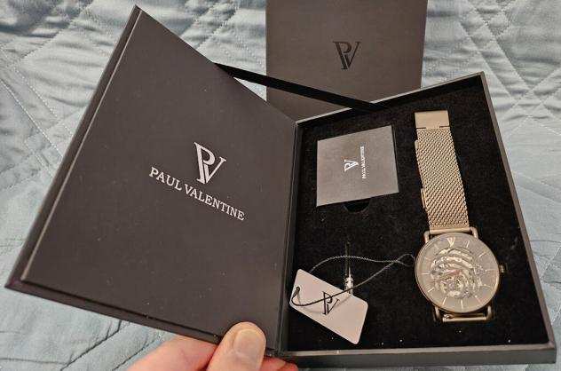 Watch marca Paul Valentine orologio automatico con cinturino in acciaio inox