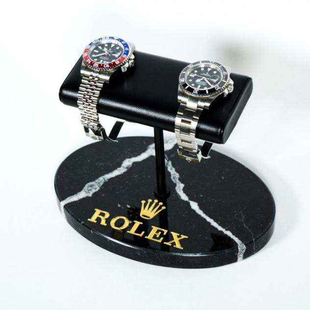 Watch stand Rolex Marble Black Marquinia