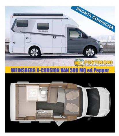 WEINSBERG X-CURSION VAN 500 MQ ed.Pepper 2posti rif. 20776332