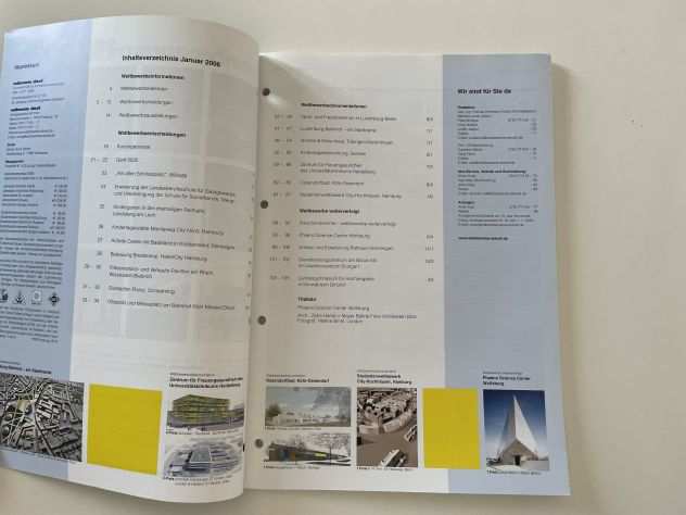 Wettbewerbe Aktuell 12006, gennaio 2006, rivista di architettura tedesca
