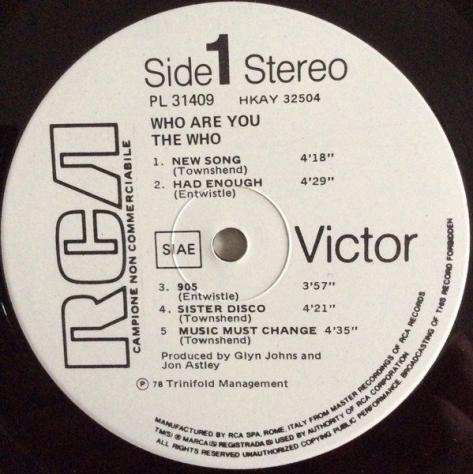 Who - Titoli vari - Disco in vinile - 180 grammi - 1975