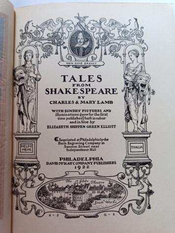 William ShakespeareCharles amp Mary LambElizabeth Shippen Green Elliott - Tales from Shakespeare - 1922