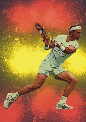 Wimbledon - Tennis - RAFAEL NADAL quotEL TOROquot Limited Edition 12 - 2023 - gliclegravee (COA)