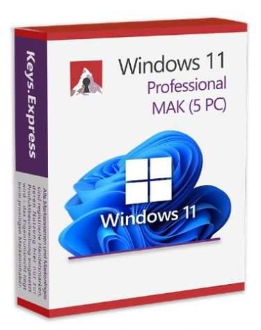 Windows 11 Pro MAK (5 PC)