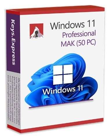 Windows 11 Pro MAK (50 PC)