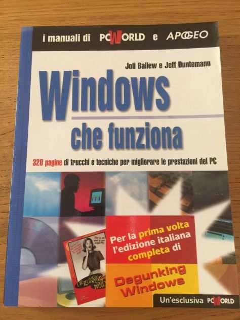 Windows che funziona manuali di Pc Word e Apogeo libro informatica