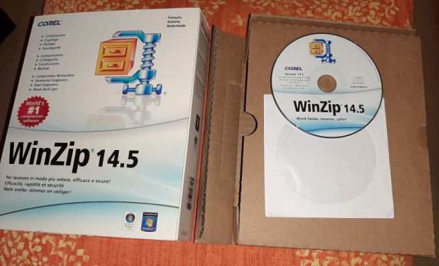 WINZIP 14.5 CON SCATOLA E CD