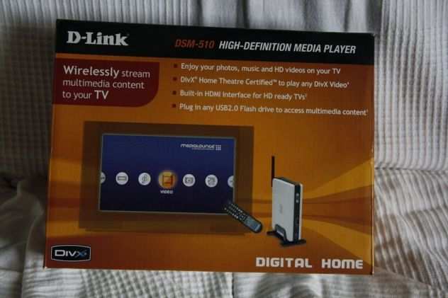 WIRELESS MEDIA PLAYER D-LINK DSM-510 per trasmettere video sul TV