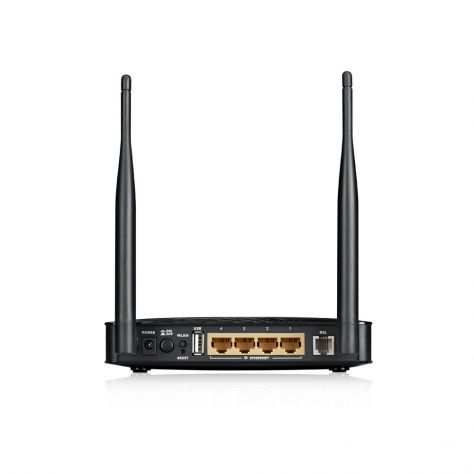 Wireless N ADSL2 4-port Gateway With USB Router Usado Internet
