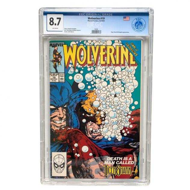 Wolverine - 3 comics Wolverine 19,20,21 graded EGC very rare - 3 Graded comic - 1989