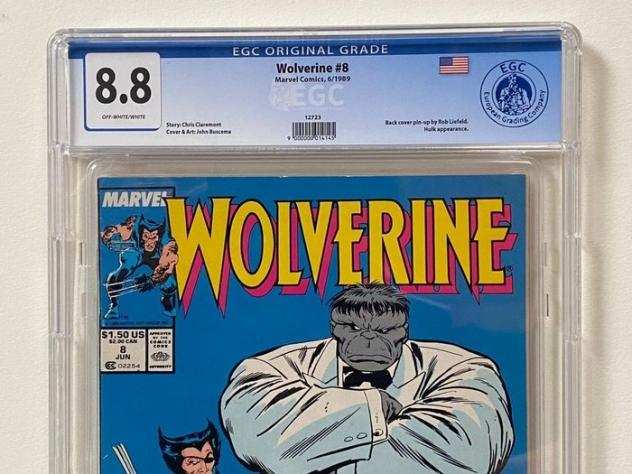 Wolverine 8 - EGC Graded - Spillato - Prima edizione - (1989)