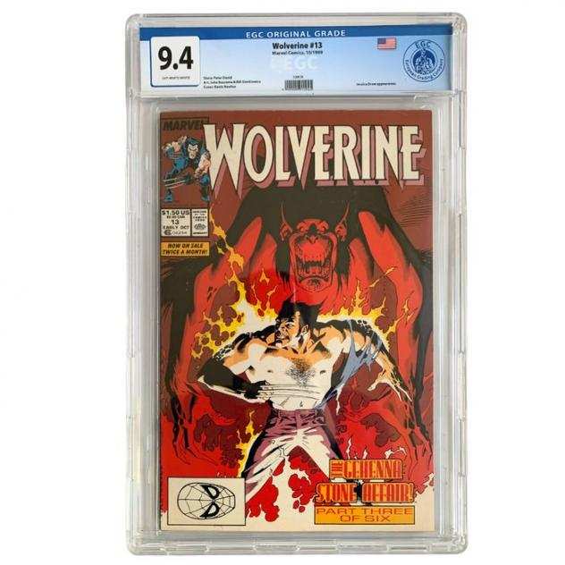 Wolverine - Wolverine 13 EGC graded - 1 Graded comic - 1989 9,4