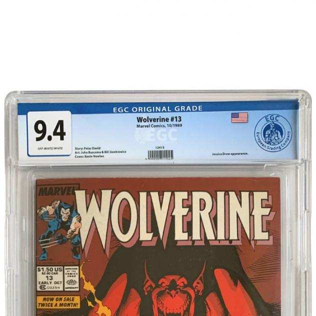 Wolverine - Wolverine 13 EGC graded - 1 Graded comic - 1989 9,4