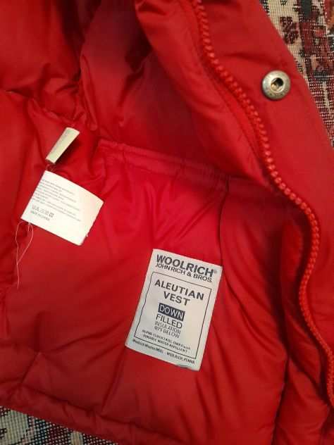 Woolrich aleutian vest rosso