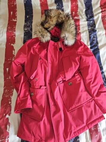 Woolrich Arctic Parka Rosso Con Etichette Taglia S