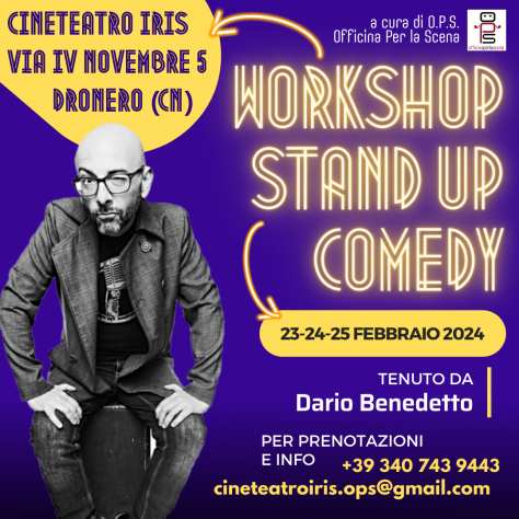 WORKSHOP di STAND UP COMEDY