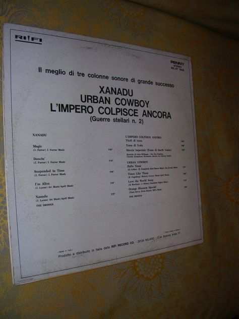 XANADU-LIMPERO COLPISCE ANCORA-URBAN COWBOY