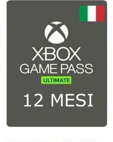 Xbox GAME PASS ULTIMATE 12 MESI - KEY ITA - NON SONO KEY DA 1 MESE