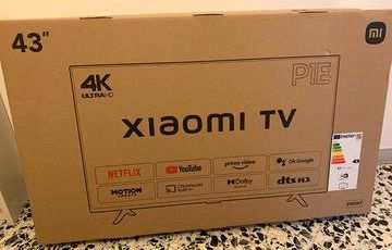 XIAOMI MI TV P1E 43quot 4K ULTRA HD SMART TV WI-FI