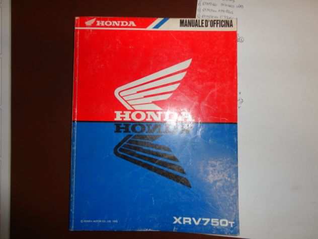 XRV750 AFRICA TWIN manuale officina x manutenzione Moto Honda