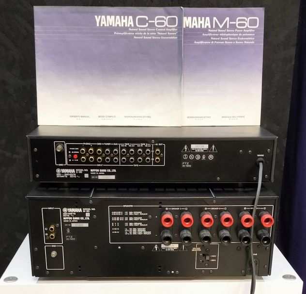 YAMAHA C60  M60 preamplificatore  amplificatore finale