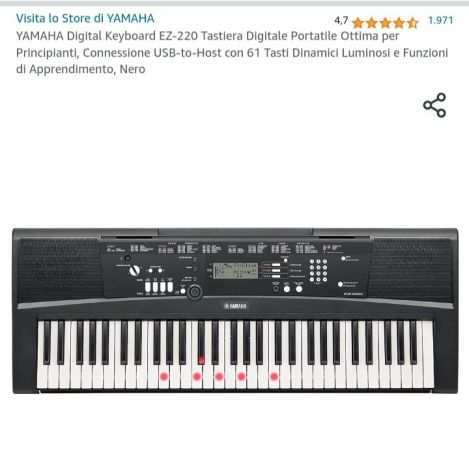 Yamaha Keyboard Ez-220