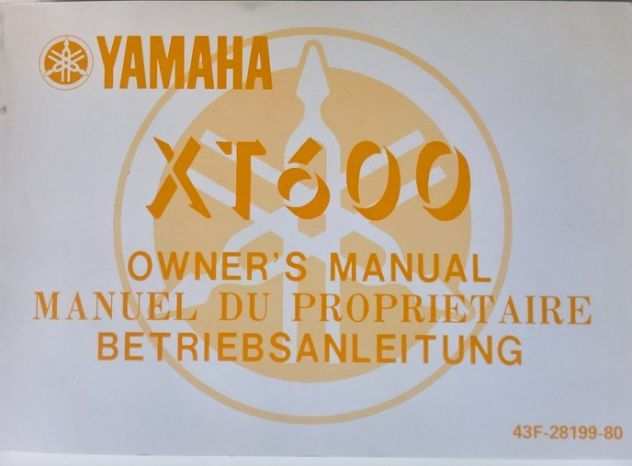 Yamaha manuali originali vari uso manutenzione (LEGGERE BENE ANNUNCIO)