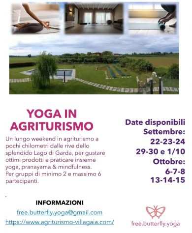 Yoga in agriturismo - Lago di Garda