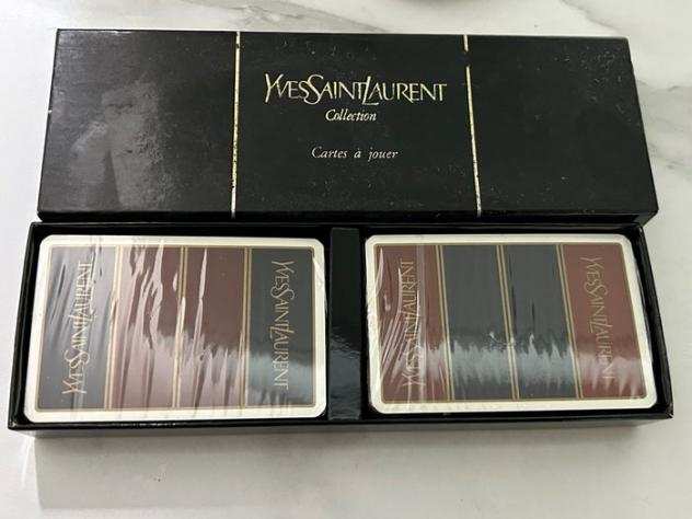 Yves Saint Laurent - Carte da gioco (2) - 2 Mazzi di Carte in confezione originale - Carta