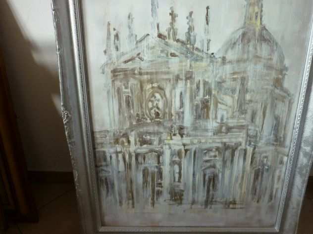 Zaccaria Mainieri cattedrale olio 70 x 100