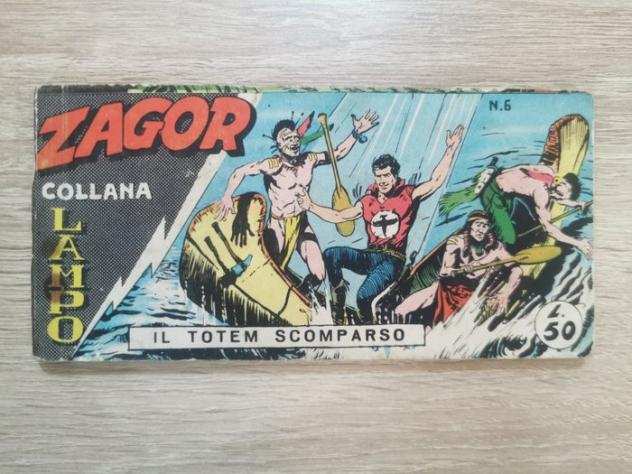 Zagor Collana Lampo - Serie I n.6 originale - quotIl Totem Scomparsoquot - 1 Fumetto - Prima edizione