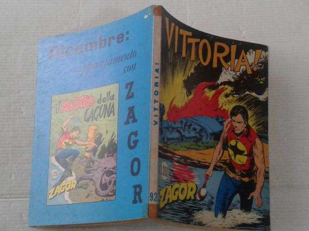 Zagor n. 92 - quot Vittoriaquot epis. 41 - 1 Comic - Prima edizione - 1968