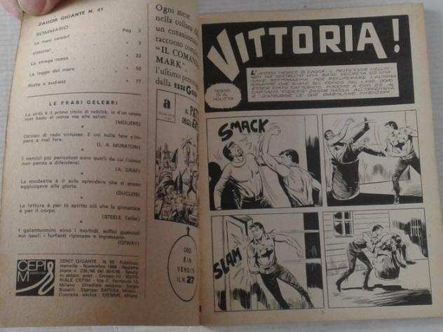 Zagor n. 92 - quot Vittoriaquot epis. 41 - 1 Comic - Prima edizione - 1968