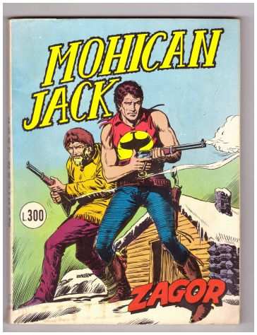 ZAGOR SCRITTA ROSSA 57 - MOHICAN JACK 1975