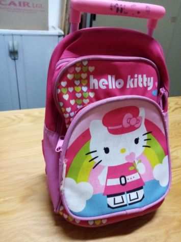 Zaino trolley per asilo Hello Kitty