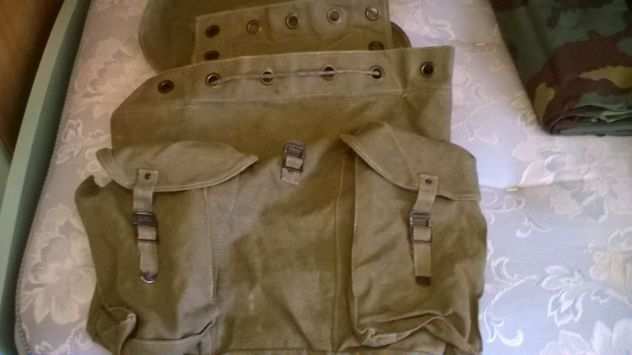 Zaino Vintage Militare di tela Esercito Italiano Anni 8090