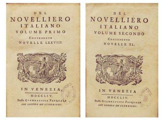 ZANETTI Girolamo (a cura di). - Del Novelliero Italiano. - 1745