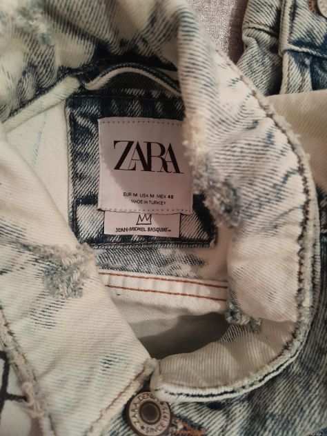 Zara Jean Michel Basquiat giubbino jeans