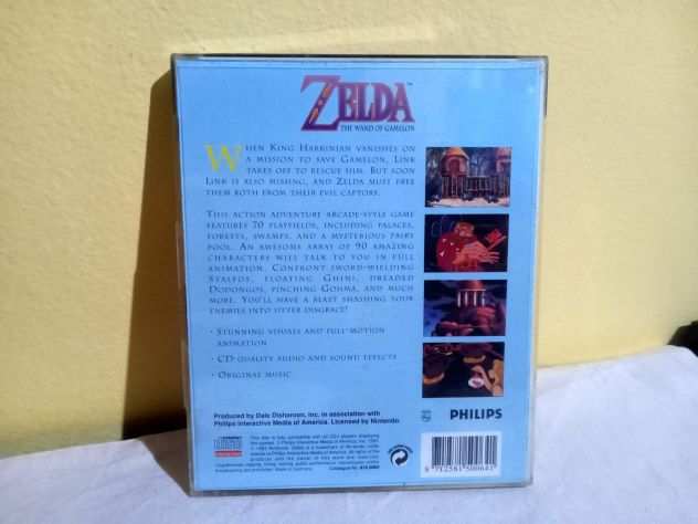 Zelda The Wand of Gamelon Philips CD-I rarissimo