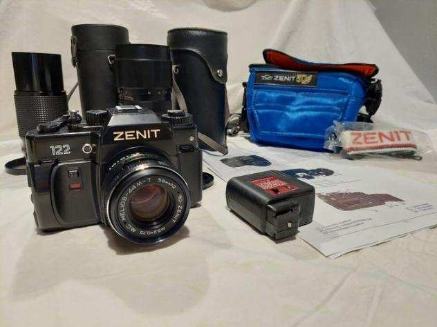 Zenit 122 - KIT 3 obiettivi, flash e borsa Fotocamera reflex a obiettivo singolo (SLR)