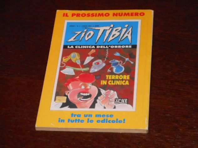 ZIO TIBIA, LA CLINICA DELLORRORE, ANNO I N. 6, Ed. ACME.