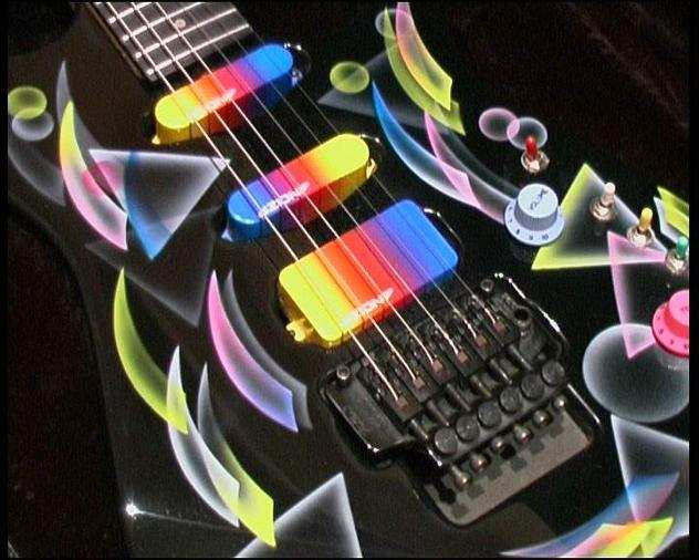 Zion Black Pikasso chitarra elettrica Made in U.S.A. serie limitata